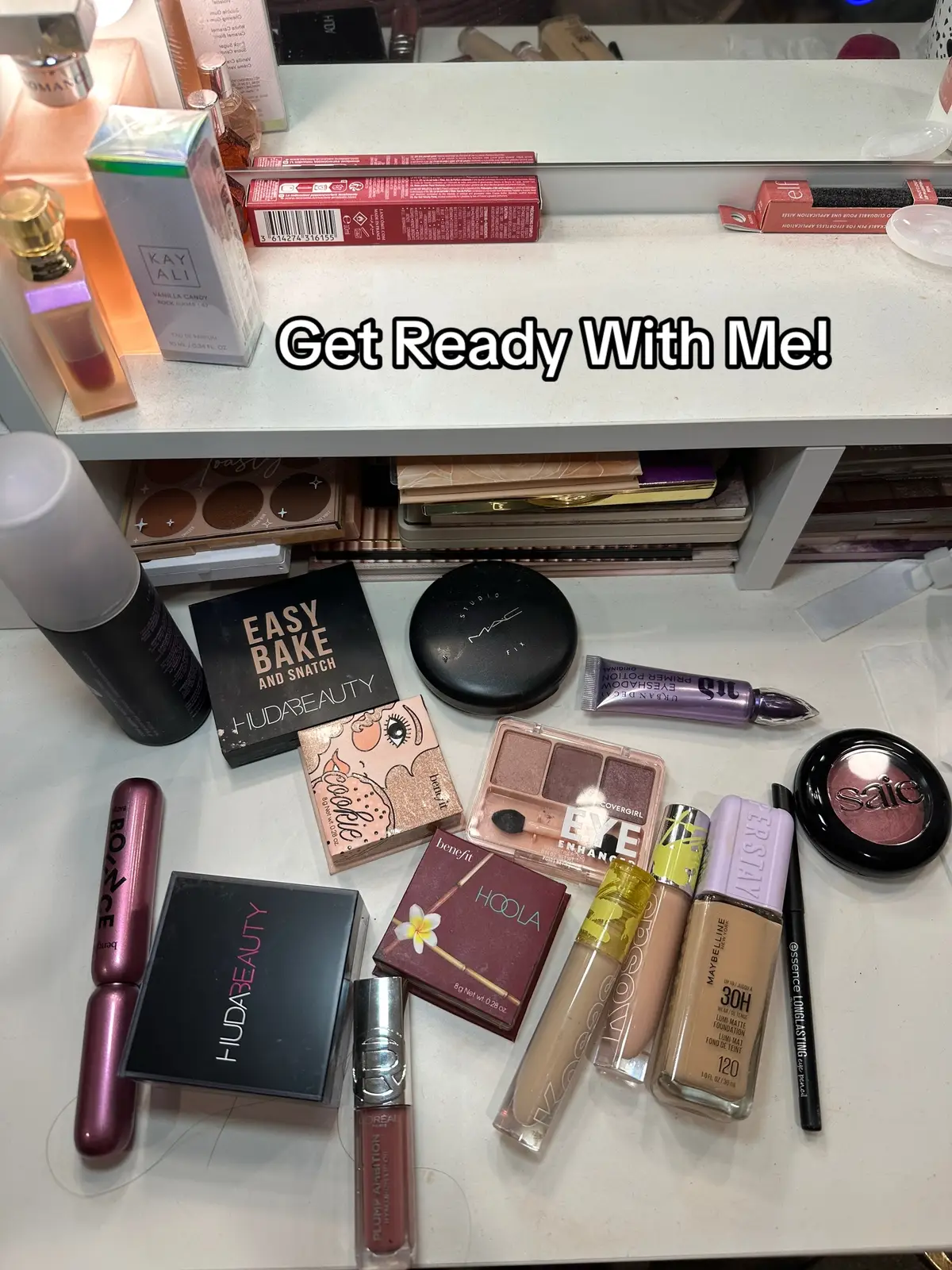 Get Ready With Me! @urban decay @Kosas @COVERGIRL @Saie @Maybelline NY @Benefit Cosmetics @essence cosmetics @Huda Beauty @maccosmetics @loréal paris usa #grwm #grwmroutine #grwmmakeup 