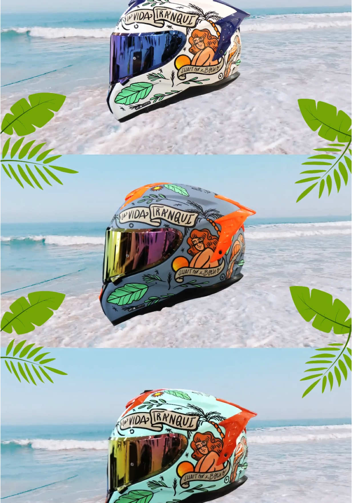 ¡YA LLEGÓ! 😱😍😎 CASCO SHAFT SHPRO-610 - LA BUENA VIDA 🍃🌴🌙🐅🦜 Llévalo a crédito sin cuota inicial, aceptamos todos los medios de pago. ✅ Incluye: Visor transparente, visor de color, Pinlock, maleta y Toalla de Obsequio.  📲Whatsapp: 3042002428 #bogota #colombia #moteros #moteras #motera #helmet #cascosstore #motor #motocross #motos #motogp #motolife #agvhelmets #moteras #motera #motogp #local #motorbike #motosport #biker #road #mthelmets #nexxhelmets #ls2helmets #rurochelmets #xlite803rs #caberghelmets #shafthelmets 