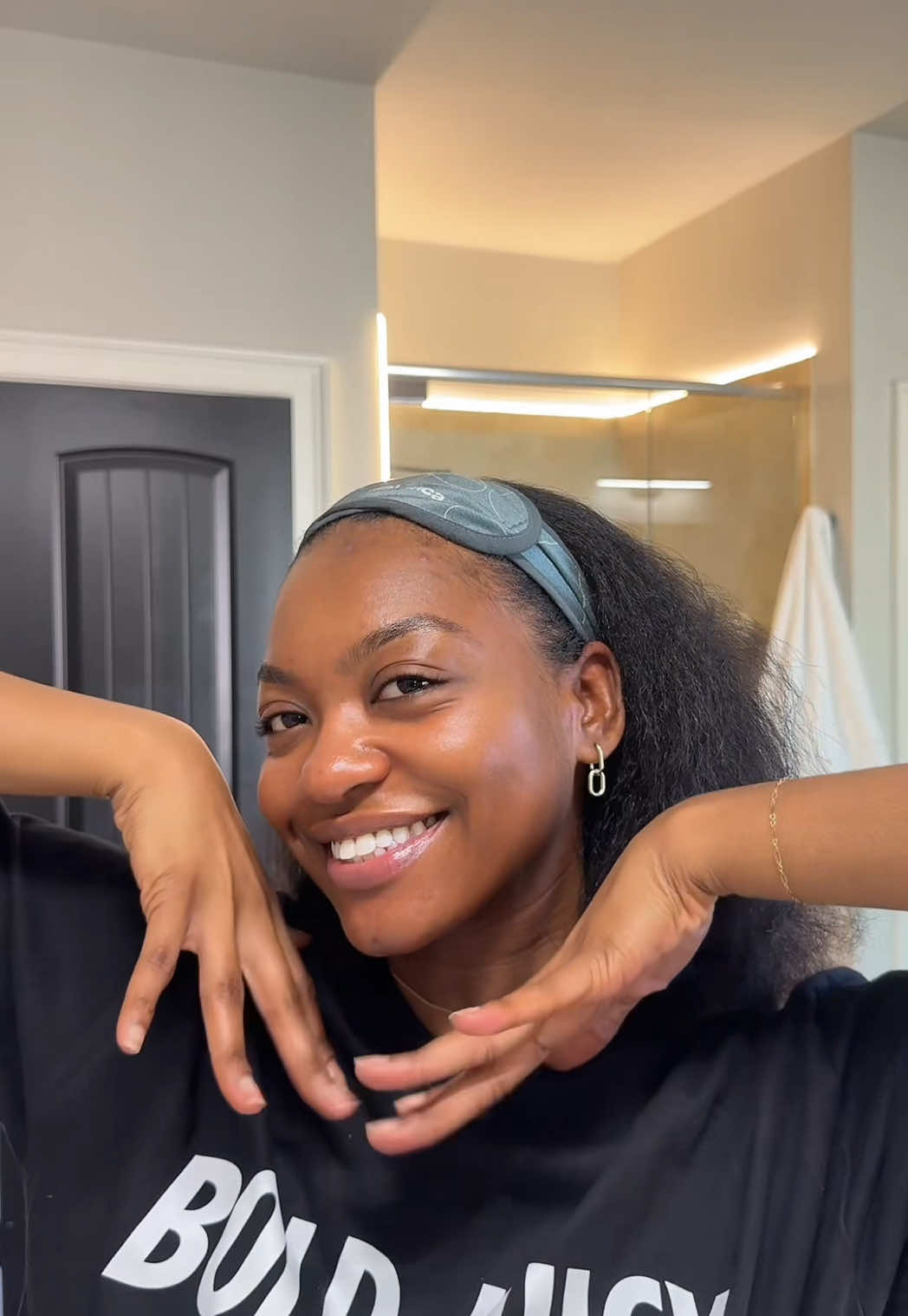 Replying to @zhaneangel today marks exactly 3 weeks. Only applied Vaseline and kept it covered while it healed. #cyst #skincare #morningroutine 
