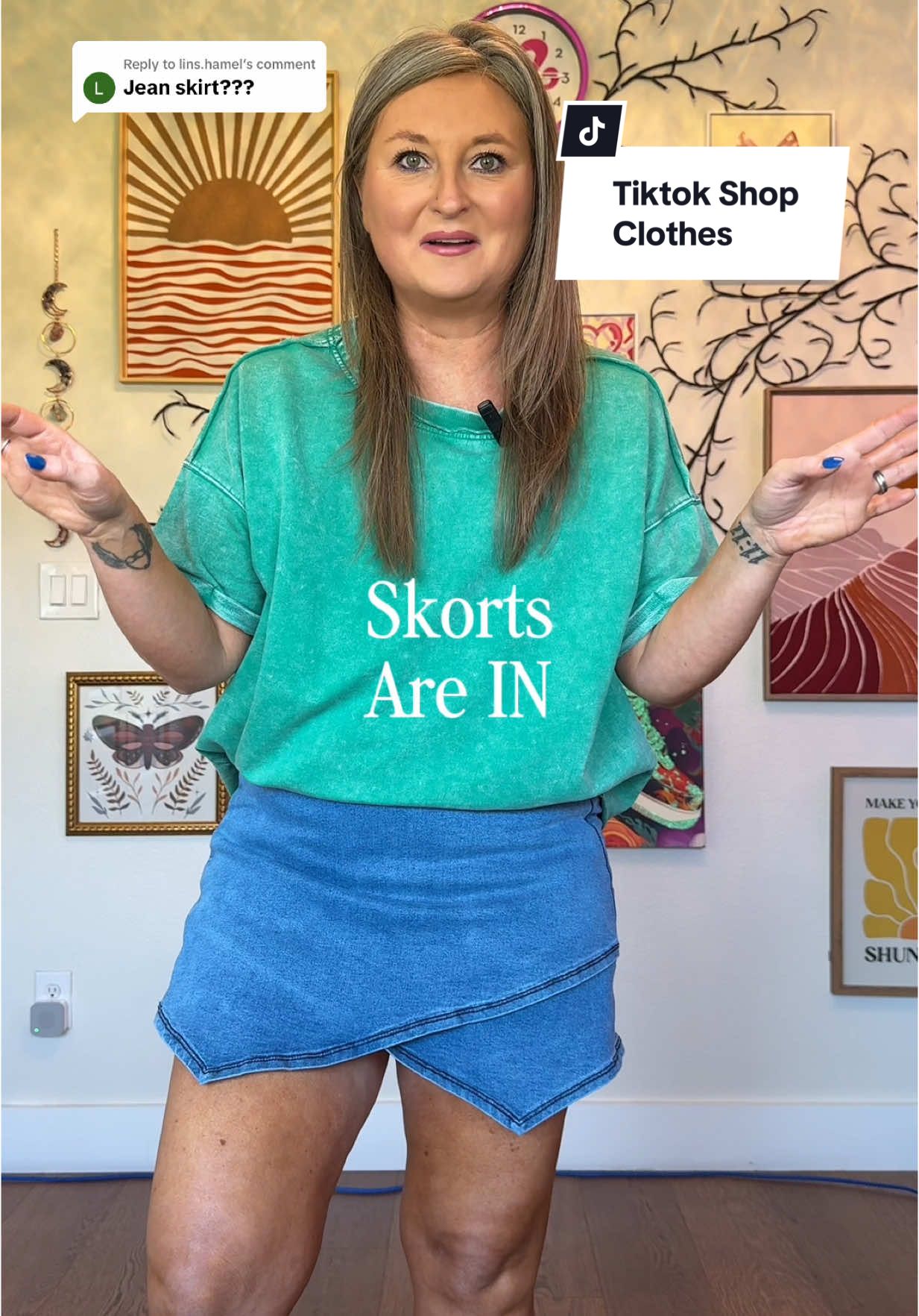 Replying to @lins.hamel This fun little skort is giving major bandana vibes—and I’m so here for it! ✨ Skorts are totally making a comeback, and I’m calling it now: they’re going to be the it piece for spring and summer. Comfy, cute, and easy to style? Say less. #SkortSeason #SpringStyle #SummerTrends #ComfyAndCute #tiktokshopfinds 
