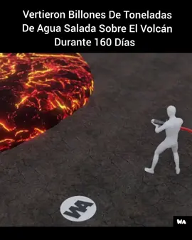 Vertieron Billones De Toneladas De Agua Salada Sobre El Volcán Durante 160 Días #aguasalada #volcán 
