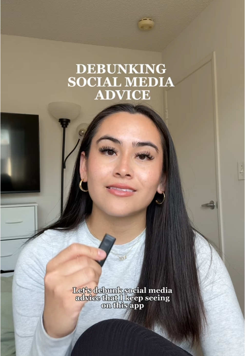 Debunking social media advice you hear all over TikTok:  You don’t need to post 3-5 times a day, more hashtags won’t always help, and posting time isn’t everything! #contentcreator #contentcreatortips #socialmediaadvice #socialmediatips 
