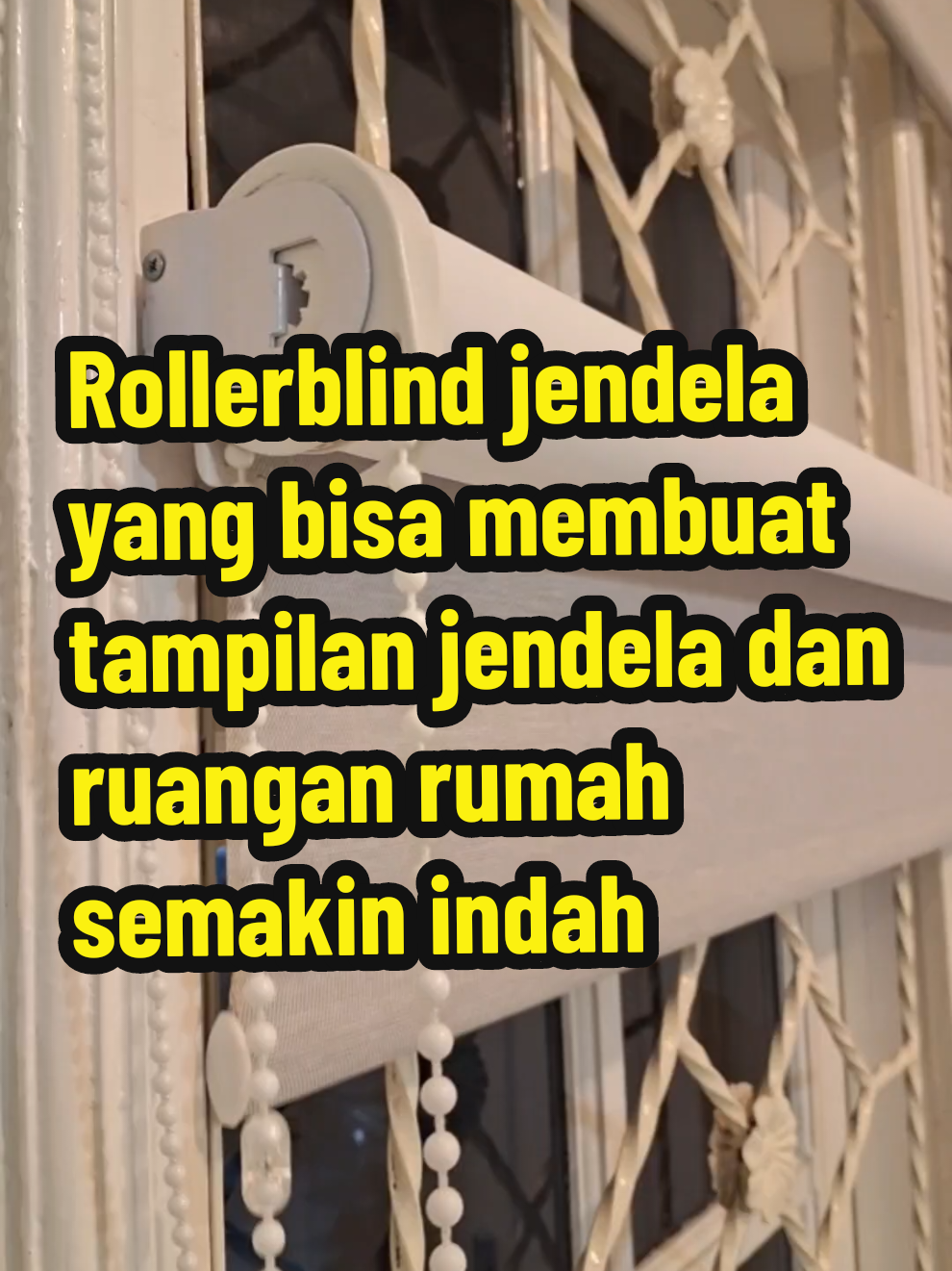 Membalas @aliem9025  Rollerblind jendela ini bisa membuat tampilan rumah menjadi semakin indah dan mewah. #gorden #gordenrumah #tiraijendela #rollerblinds #rollerblind 