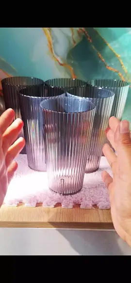 550ml acrylic plastic drinking glass 6pcs per set 2 sizes different colors available #acrylicglass #drinkingglass #baso 