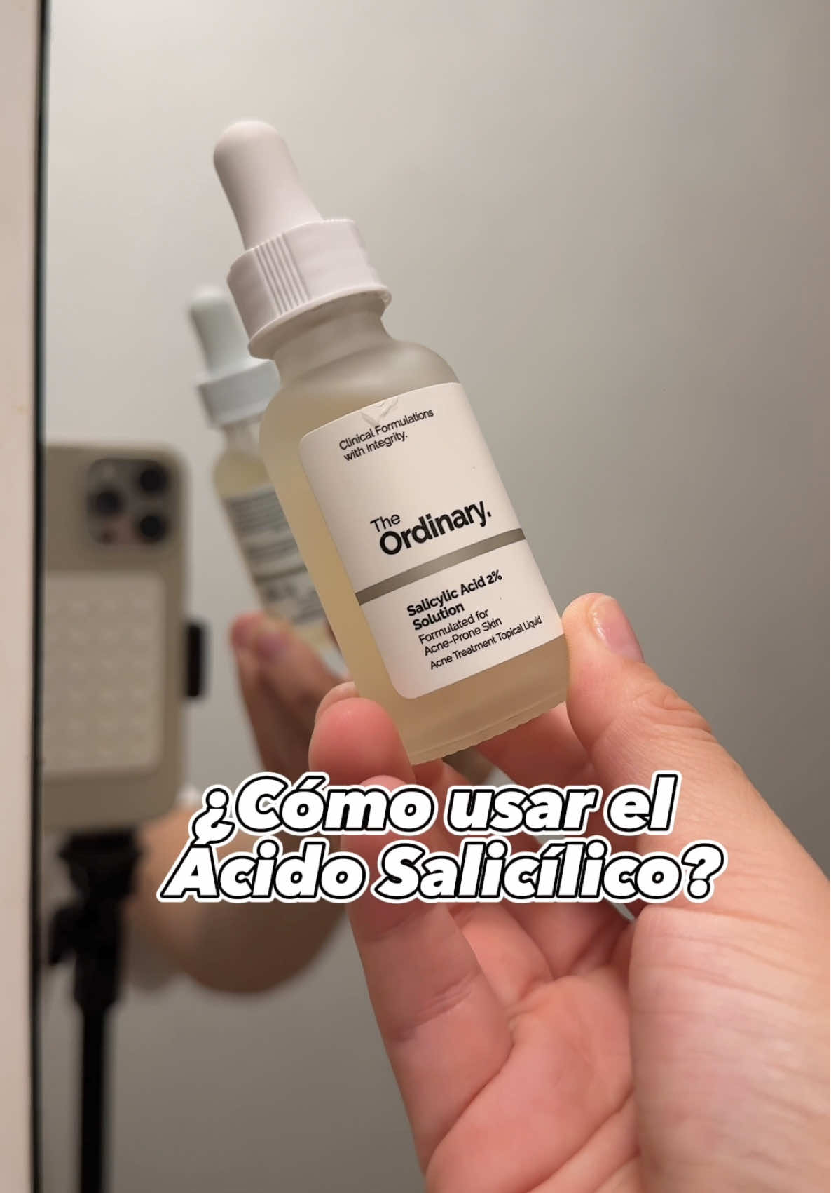 Rutina con Ácido Salicílico ✨ #acidosalicilico #salicylicacid #theordinaryskincare #theordinaryperu 