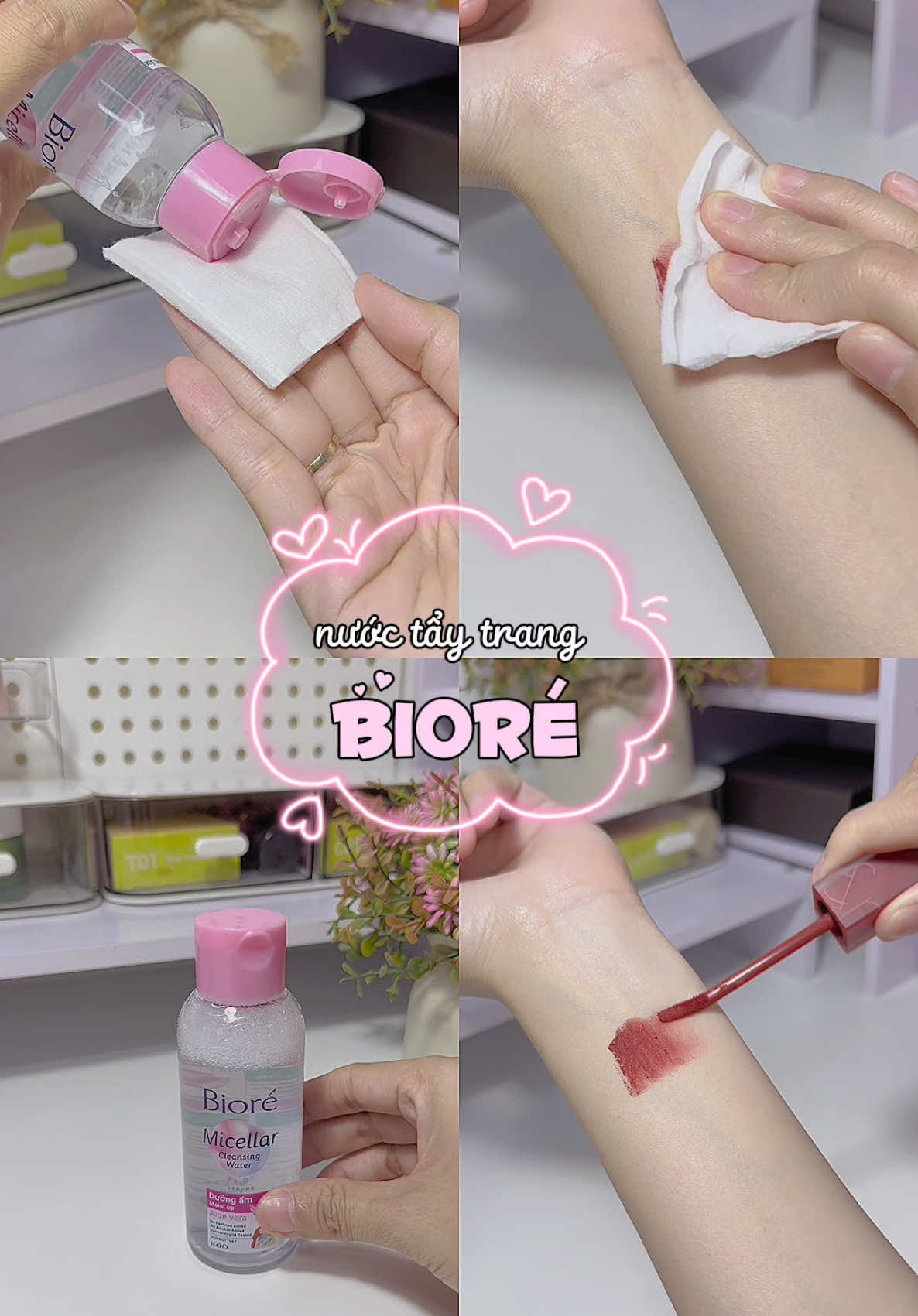 Chai nhỏ tiện ghê mang đi đâu cũng được luôn 🥰#biore #nuoctaytrang #muataitiktokshop #ilovetiktok #viral #unboxing #hottrend 