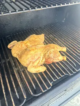 @Traeger Grills kills dinnner again!!! A quick chicken! 
