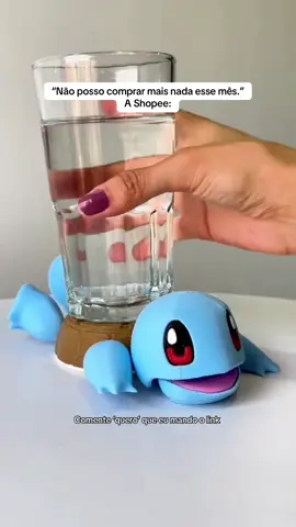 Porta copo do squirtle que você não sabia que precisava 😍 #pokemon #squirtle #portacopo 