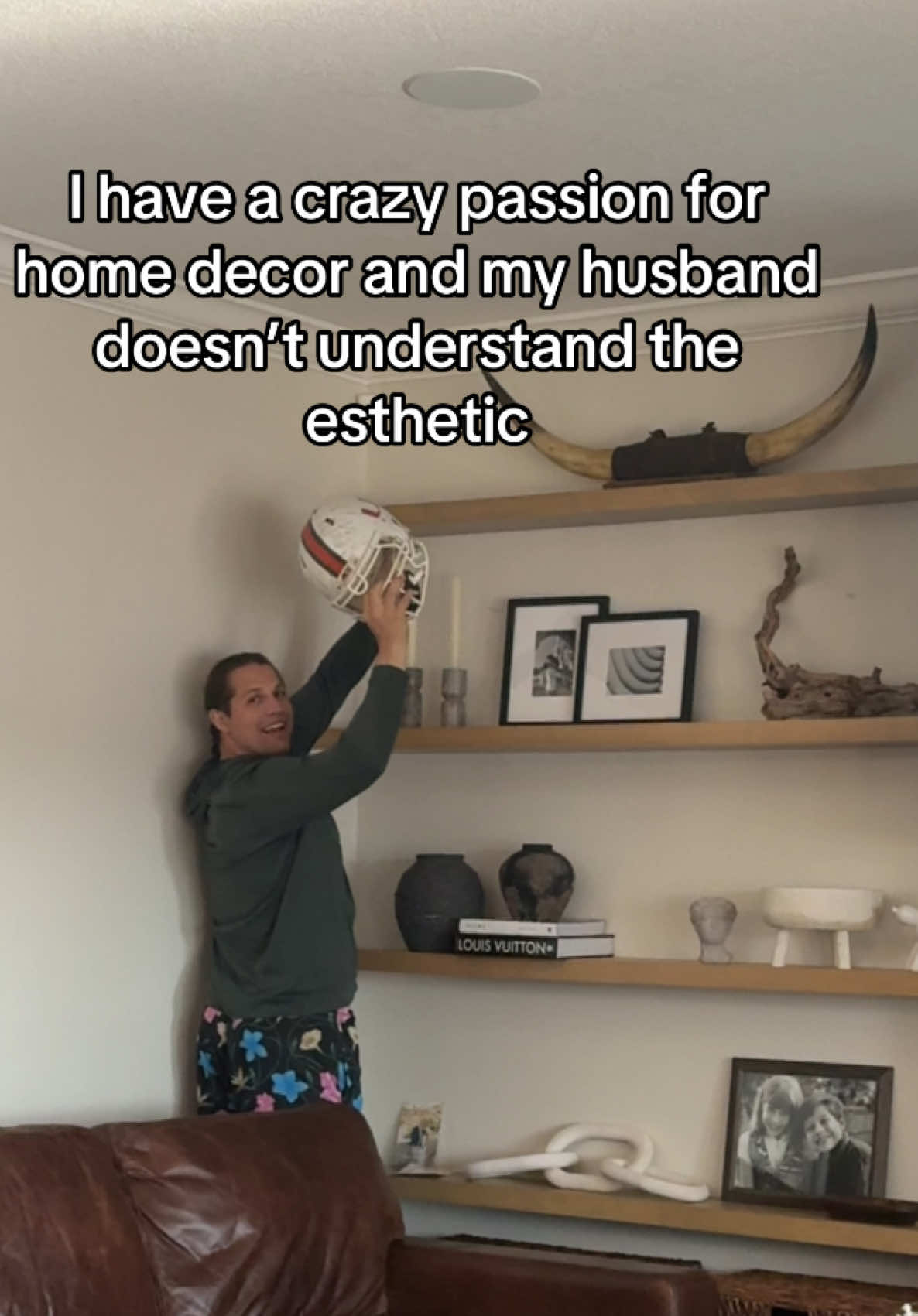 May sound crazy but I love Architectural Digest, minimalism and contemporary home decor. My husband collects and saves everything. We are finding a balance mixing our styles #MarriedLife 