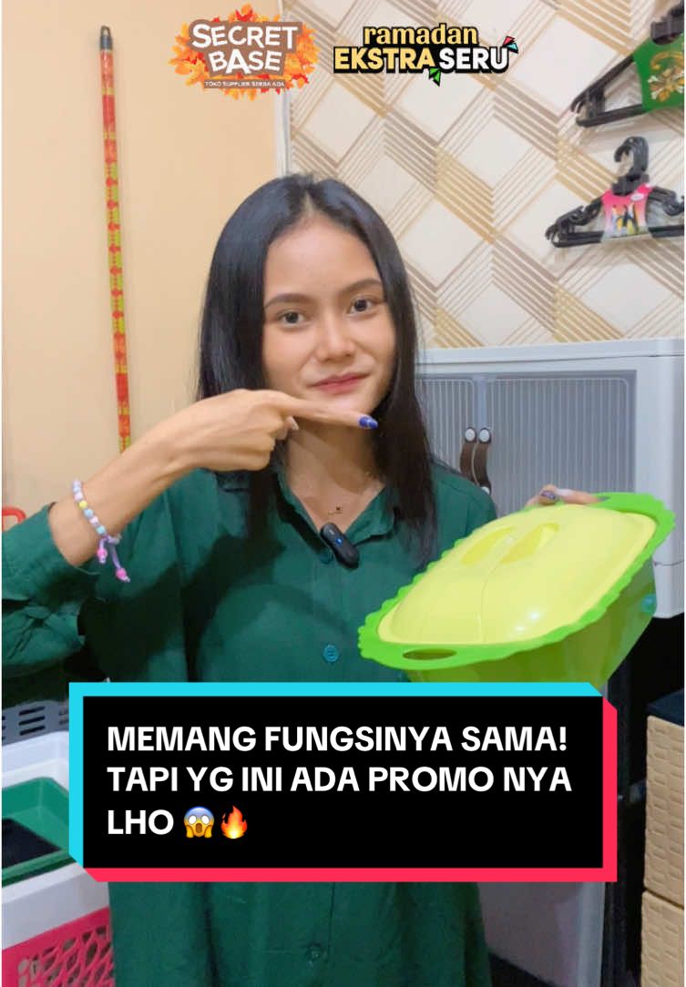 Membalas @sllfn Emang betul sih ya yang pentng fungsinya sama.. tapi kan yang ini ada promo nya 😱😱 Mangkany yuk buruan sebelum kehabisan 🔥 #tempatlauk #tempatmakan #wadahmakan #tempatlaukdiadora #peralatandapur #promo 