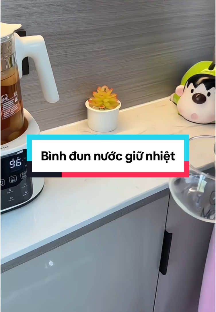 Bình đun nước giữ nhiệt #giadungthongminh #giadungtienich #noitro #fyp #binhdunnuocgiunhiet 