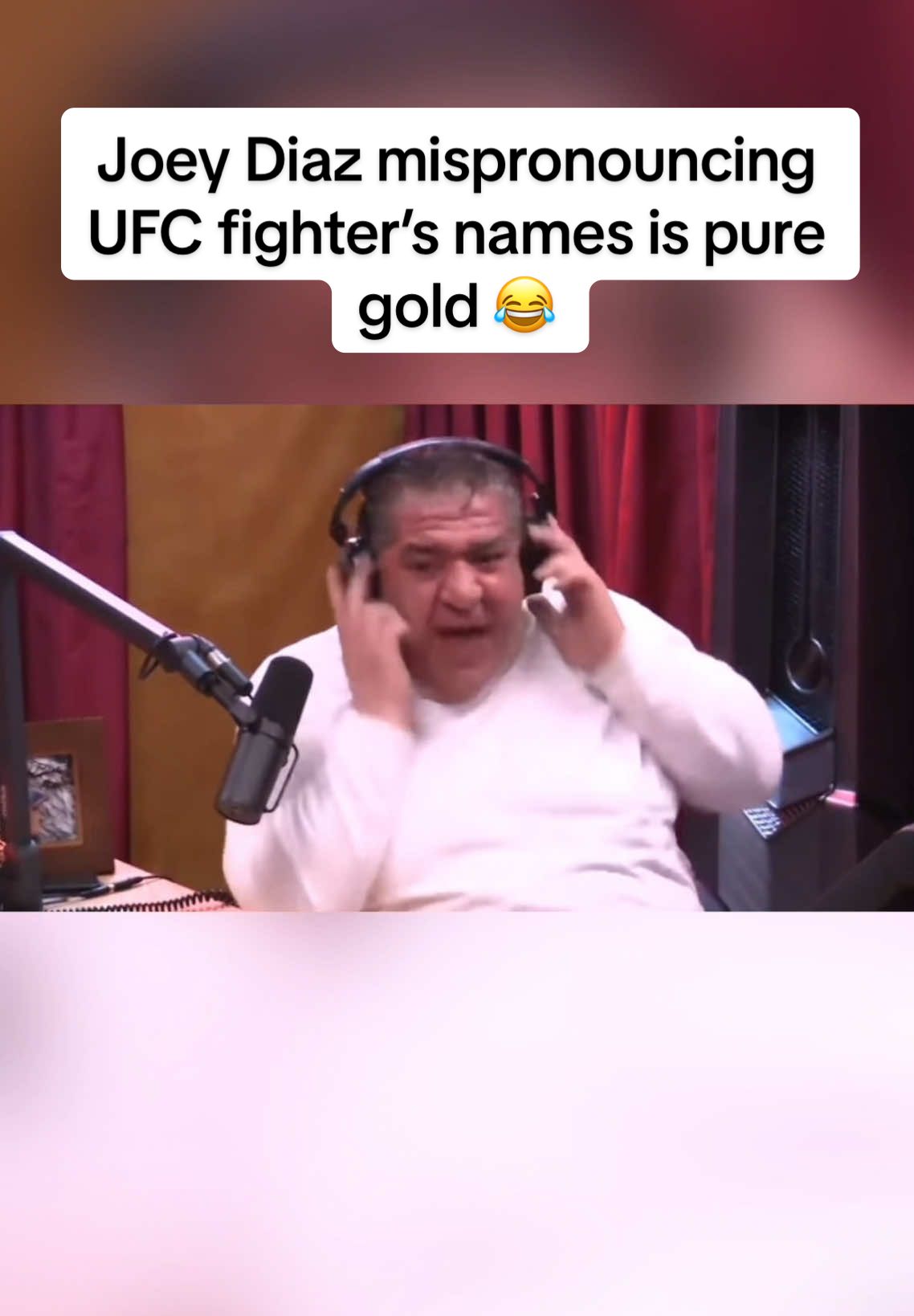 Joey Diaz mispronouncing UFC fighter’s names #joeydiaz #joerogan #funny #podcast #comedyvideo 