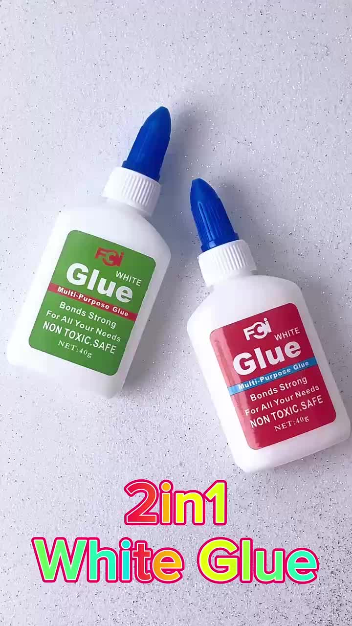 FCI 2in1 White Glue Multi-purpose Adhesive 40g Perfect for DIY Paper Projects School Supplies Office Supplies Stationery