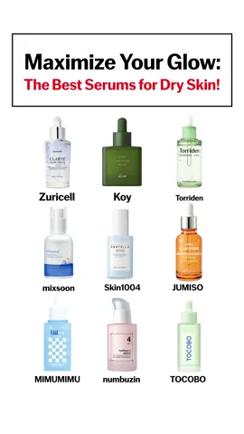 💦 Say goodbye to dryness! 🌈 Discover the best serums that will maximize your glow for dry skin! #koreanserumrecommendation  #mimumimumoisturizingserum #koreanskincare #serums #dryskin #hydration #GlowUp #mimumimucoolingserum #mixsoonglacierwaterhyaluronicacidserum #skin1004hyalucica 