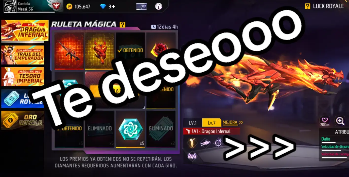 ni pensar que llegue a ser top global con ella 😔  @Garena Free Fire LATAM #free_fire #😔