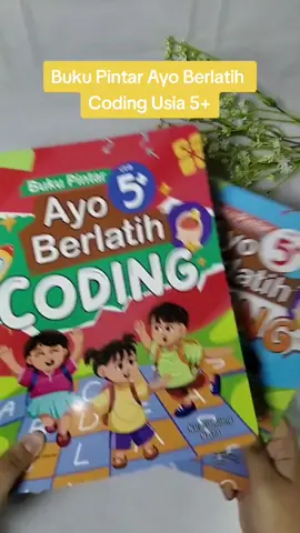Buku Ayo Berlatih Coding Usia 5+ #buku #coding #lima #codingforkids 
