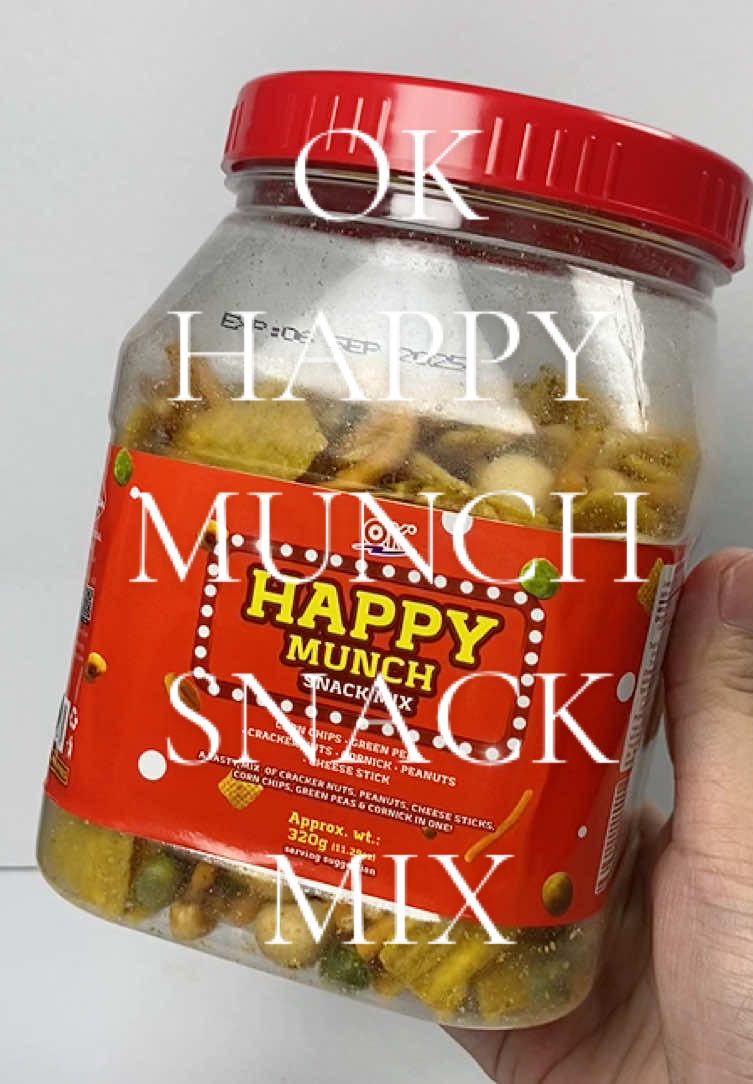 HAPPY MUNCH Snack Mix perfect for sharing with friends and very affordable lang ‼️  #happymunch #snackmix #okhappymunchsnackmix #snack @SK Snacks 