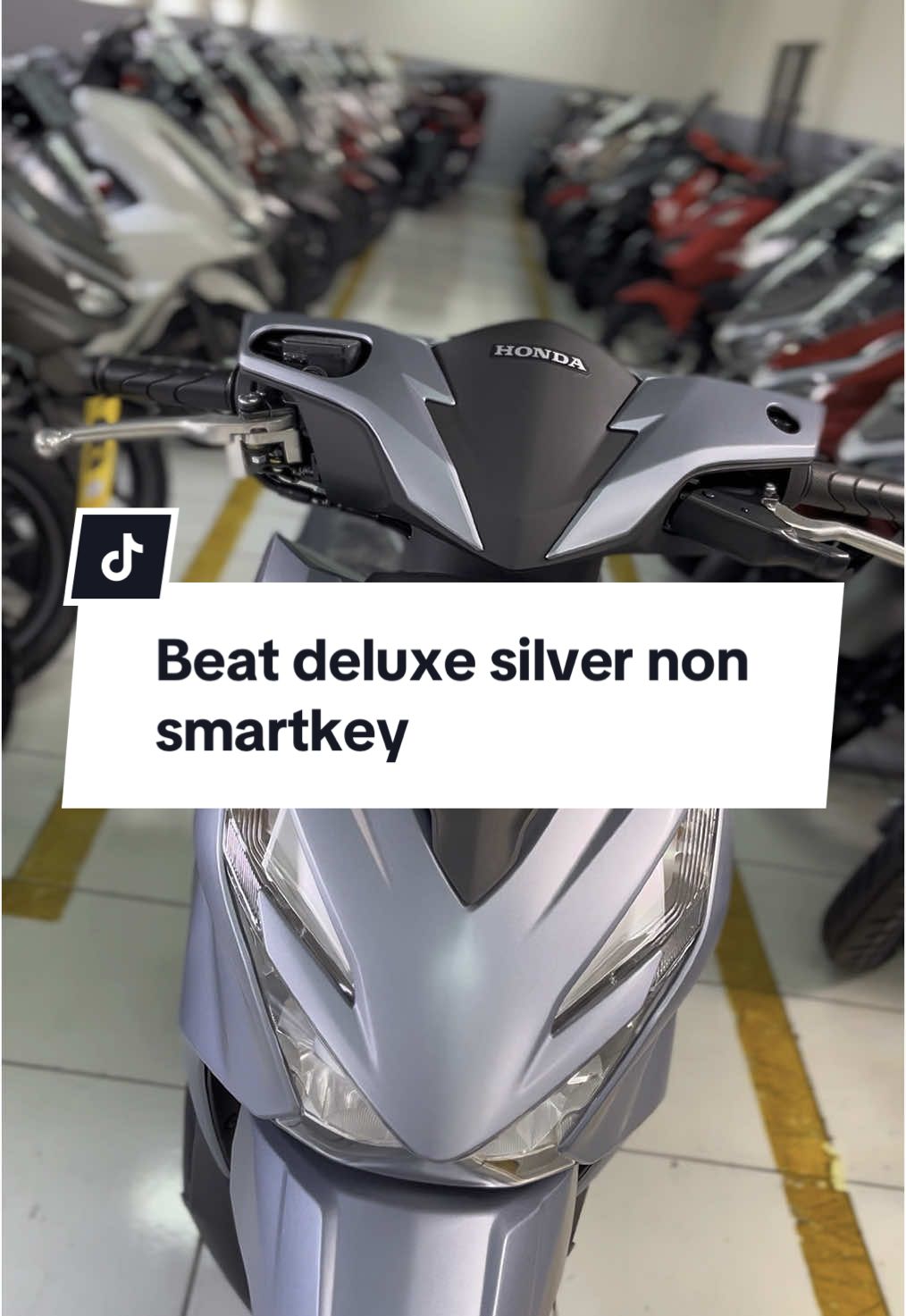 New honda Beat deluxe non smartkey silver 2025 #fyp #beat #beatdeluxe #beat2025