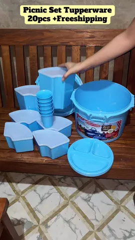 Picnic Set 20pcs na +Freeshipping pa #picnicsettupperware #tupperware #trending 