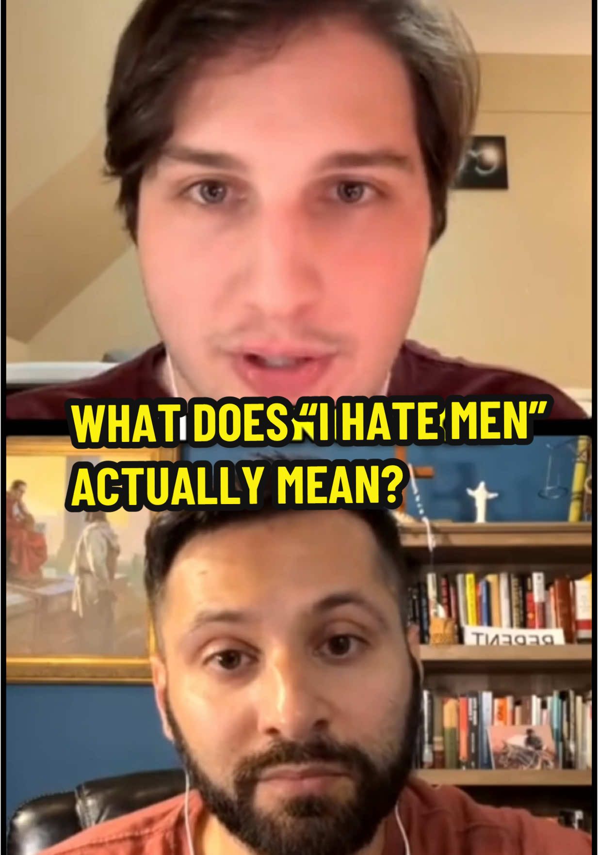 What does “I hate men” actually mean? I sat down with @RCAM.TV, the guy I debated on @Jubilee, and we expanded upon some of the things we discussed but didn’t have the time to really get into during the episode. If you’re interested, feel free to watch the whole thing over on IG which is in my bi0! Hope you enjoy!