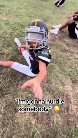 Hurdle or not? 😂👏 (Via gregoryboys/ig) #football #youthfootball #hurdle #calledit #sports #footballpractice #footballdrill #practice #funny #fyp