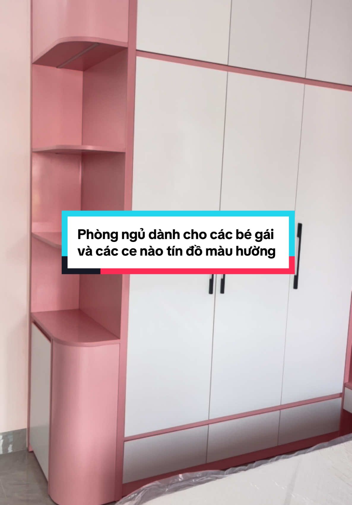 Phòng ngủ bé gái xinh xỉu , cưng zữ ạ #Phongnguhiendai #xuhuong #FullnoithatGoMDF #noithatdep #Nhadep #moinguoi #2025 