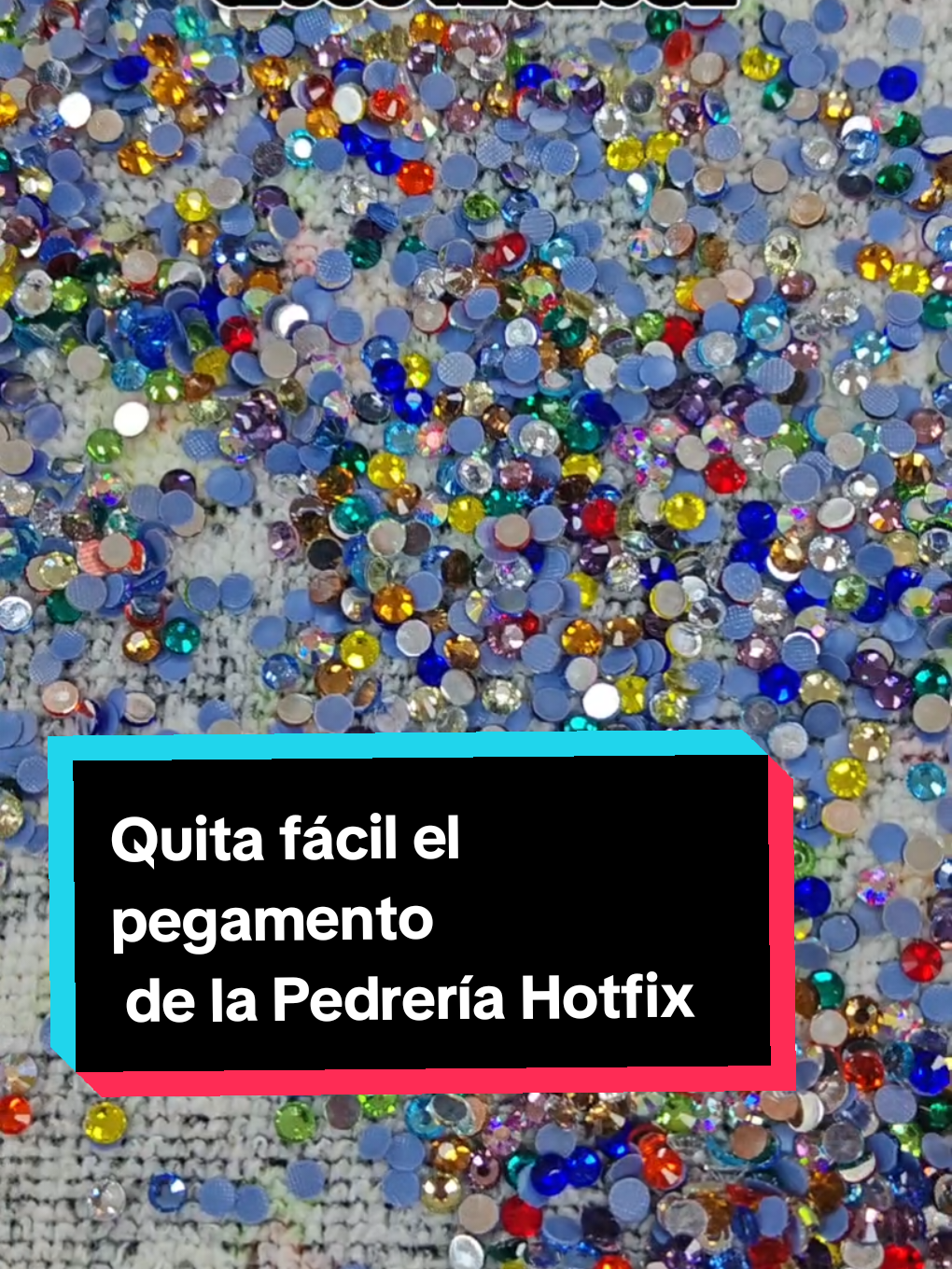 Quita fácil el pegamento de la Pedrería Hotfix #pedreria #plazaizazaga151  #izazaga151 #izazaga89 #tip #hack 