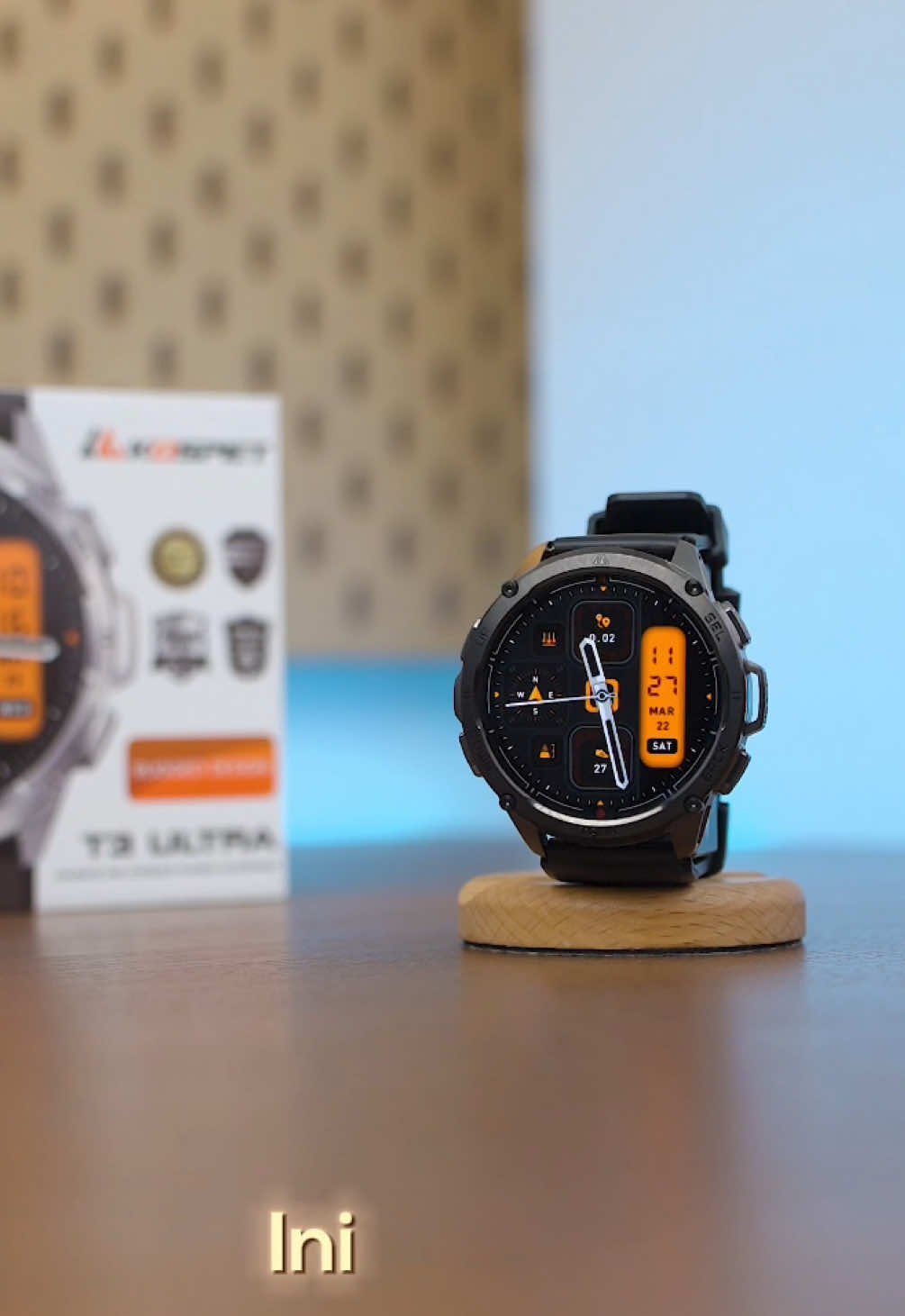 Smartwatch ter rekomen yg sudah millitary grade, Bisa konek strava  juga sudah dual band GPS , Bisa telepon, 1jutaan saja #wargakohcun #belidikohcun 
