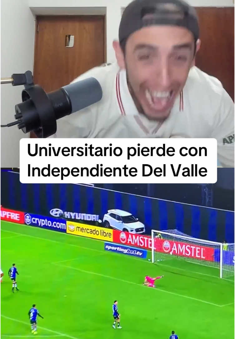 Universitario pierde 1-0 con Independiente Del Valle en Copa Libertadores dando vergüenza una vez más. #ydaleu #universitariodedeportes #copalibertadores 