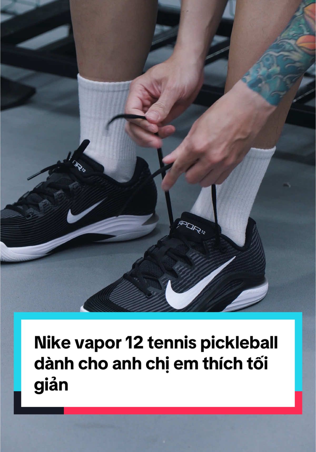 Nike tennis pickleball vapor 12 dành cho anh chị em thích tối giản  #vapor12 #nike #tennis #pickleball #vute