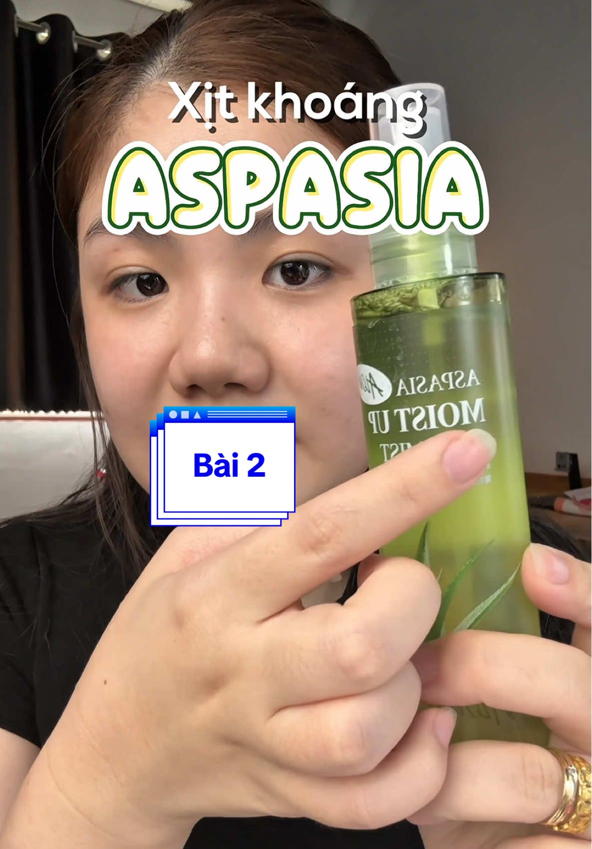 Xịt khoáng có công dụng như thế nào trước khi makeup và cách sử dụng xịt khoáng Em xịt khoáng này mình đã mua theo chị dạy makeup cá nhân cho mình Dung thích thật nha Dễ dùng thì cứ lấy chai màu xanh lá nha đam của nhà Aspasia nhen #ps: đây là xịt khoáng không phải xịt khoá #aspasia #xitkhoang #cấpẩm #makeupcanhan #hocmakeup #makeuptainha #diymakeup #review 