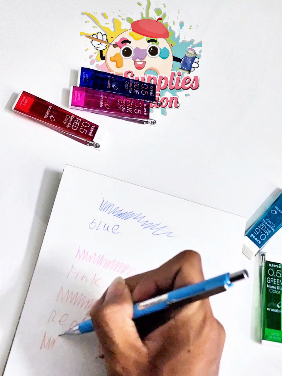 Uni Erasable Color Pencil Lead  #colorleadrefill #colorpencil #pencilrefill 