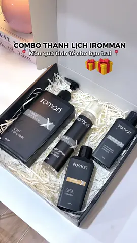 Con trai cũng thích được tặng quà lắm í 👉🏻👈🏻 #iroman #hopquairoman #quatang #hopquathanhlich #quatangbantrai 