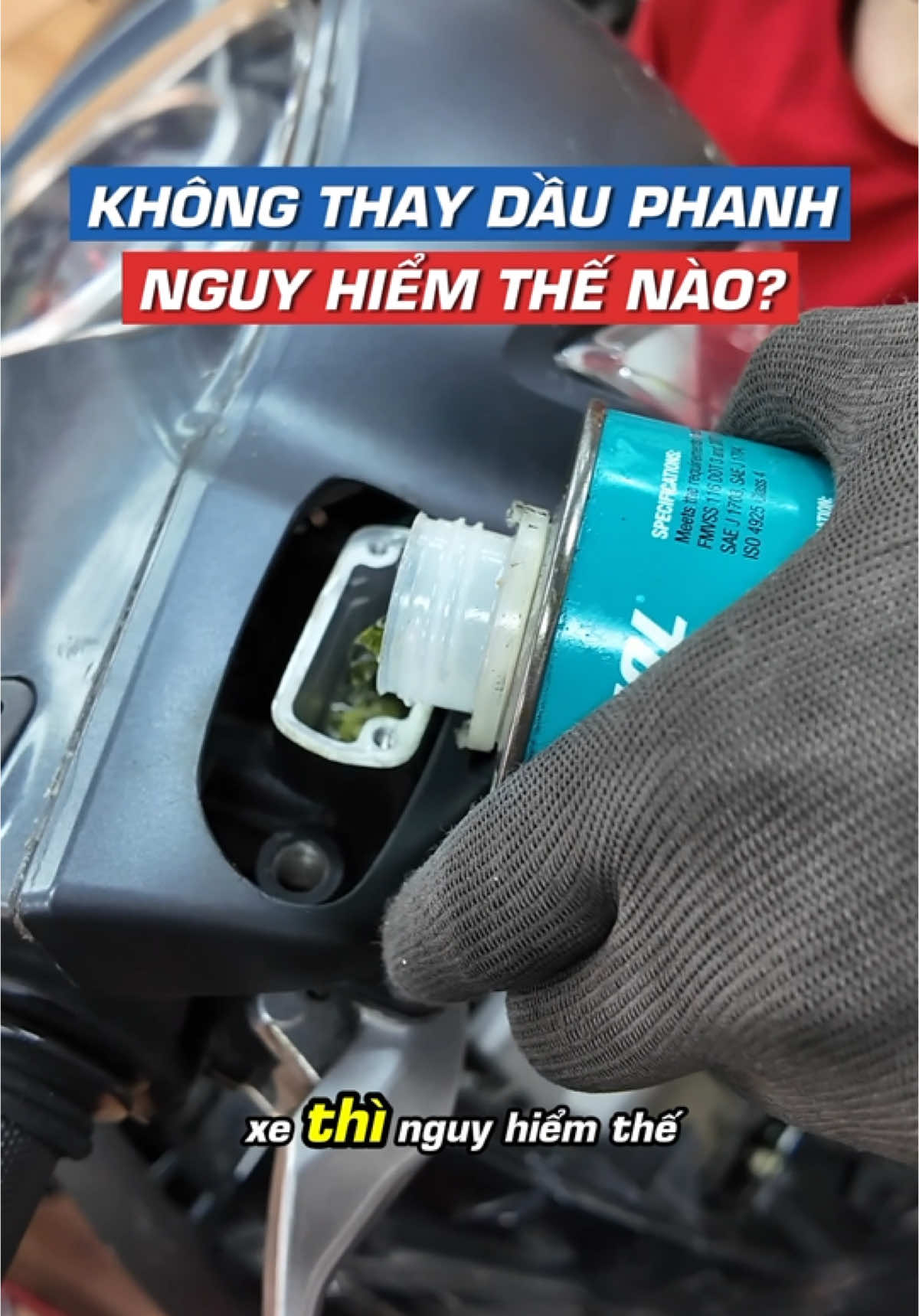 Tác hại của việc không thay dầu phanh cho xe tay ga là đây #xecungmotor #xecung #baoduongxemay #baoduongxemayhanoi #baoduong #baoduongxetayga #baoduongxelinhdam #baoduongxegahanoi #xecunghaiphong #suaxemay #baoduongxehaiphong #baoduongxetaygahanoi 