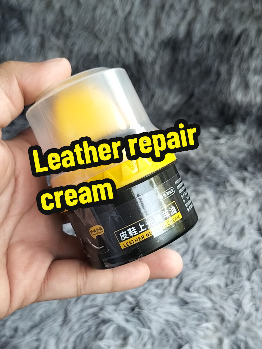 Leather repair cream #leather #repair #shoepolish 