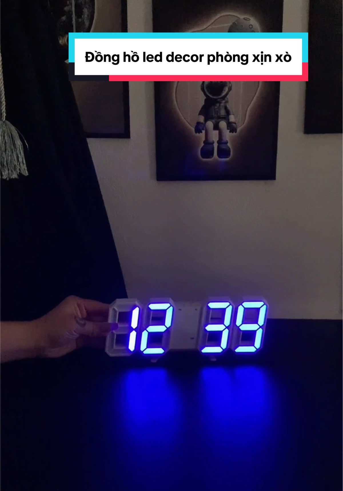 Đồng hồ led decor phòng xịn xò #dongholed #dongholeddeban #dongholeddecor #decor #tienich #xh #thanh_xuan2x 
