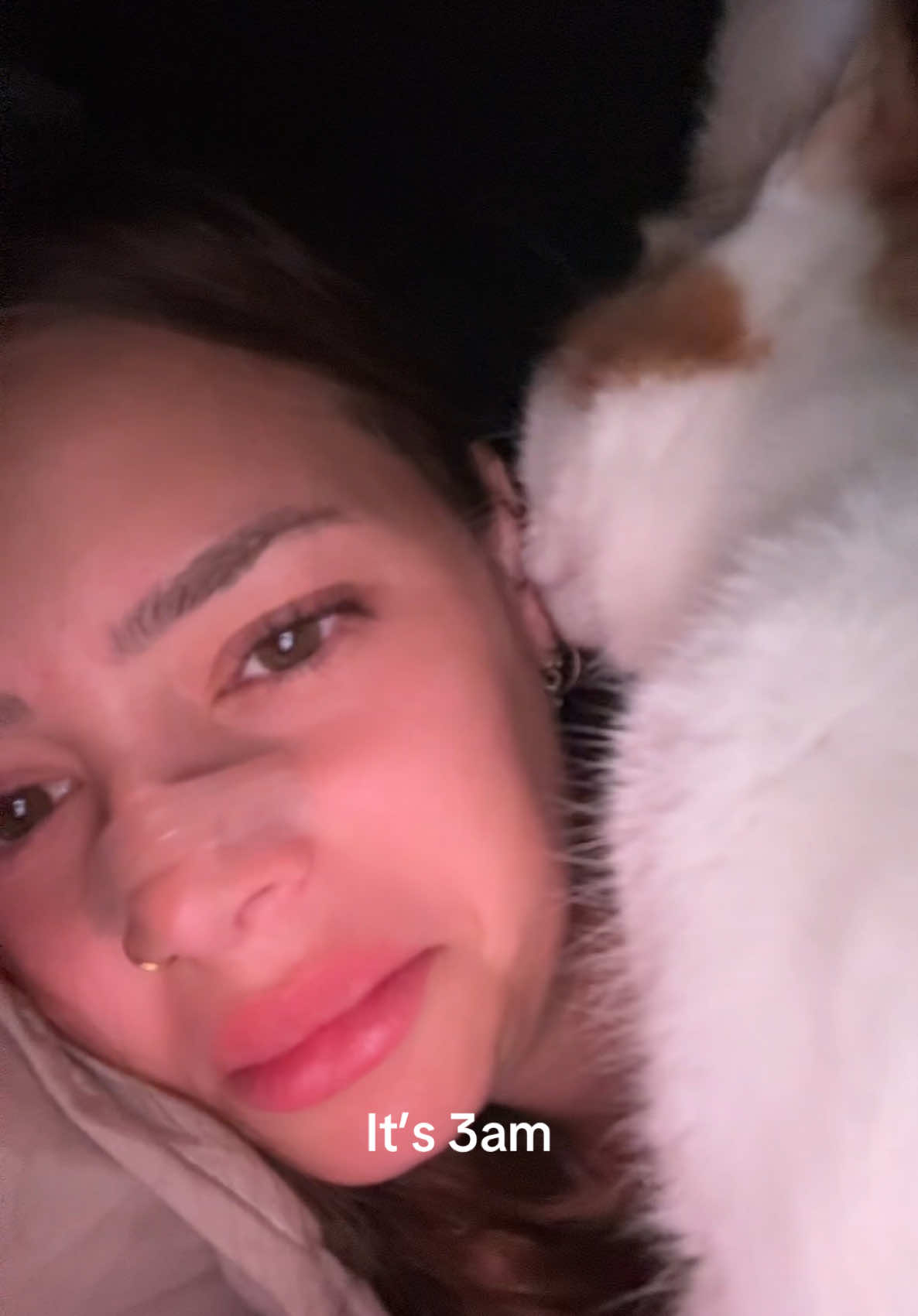 I’m abt to go to sleep and he does this 🧚🏽‍♀️ #meow 