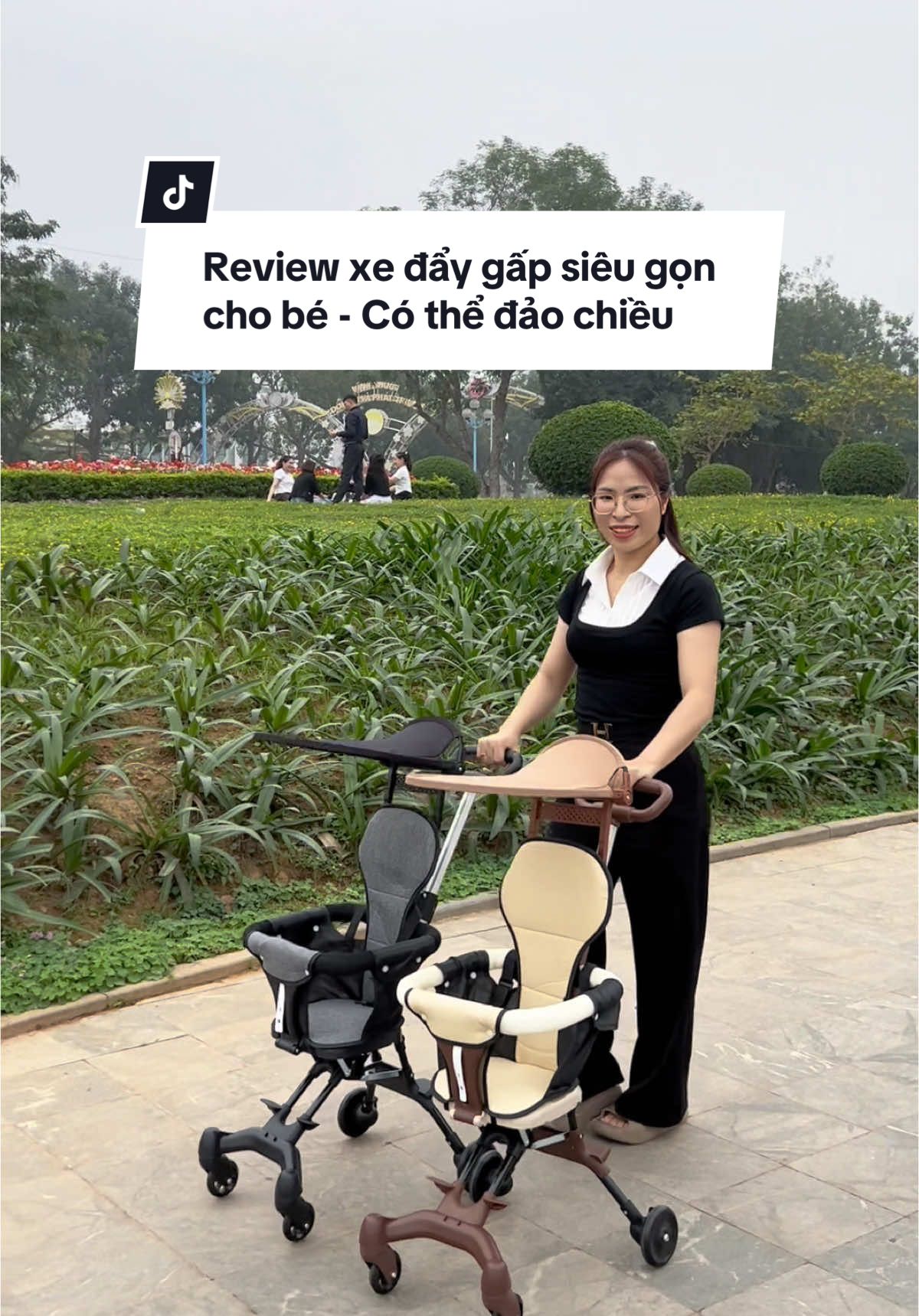 Review xe đẩy gấp siêu gọn cho bé - Có thể đảo chiều, xe rất nhẹ và tiện lợi, mang đi đâu cũng rất ok nha ❤️ #xedaygapgon #xedayembe #xedayngoigapgon #xedaychobe #xedaytreem #xeday #dulich #mevabe 