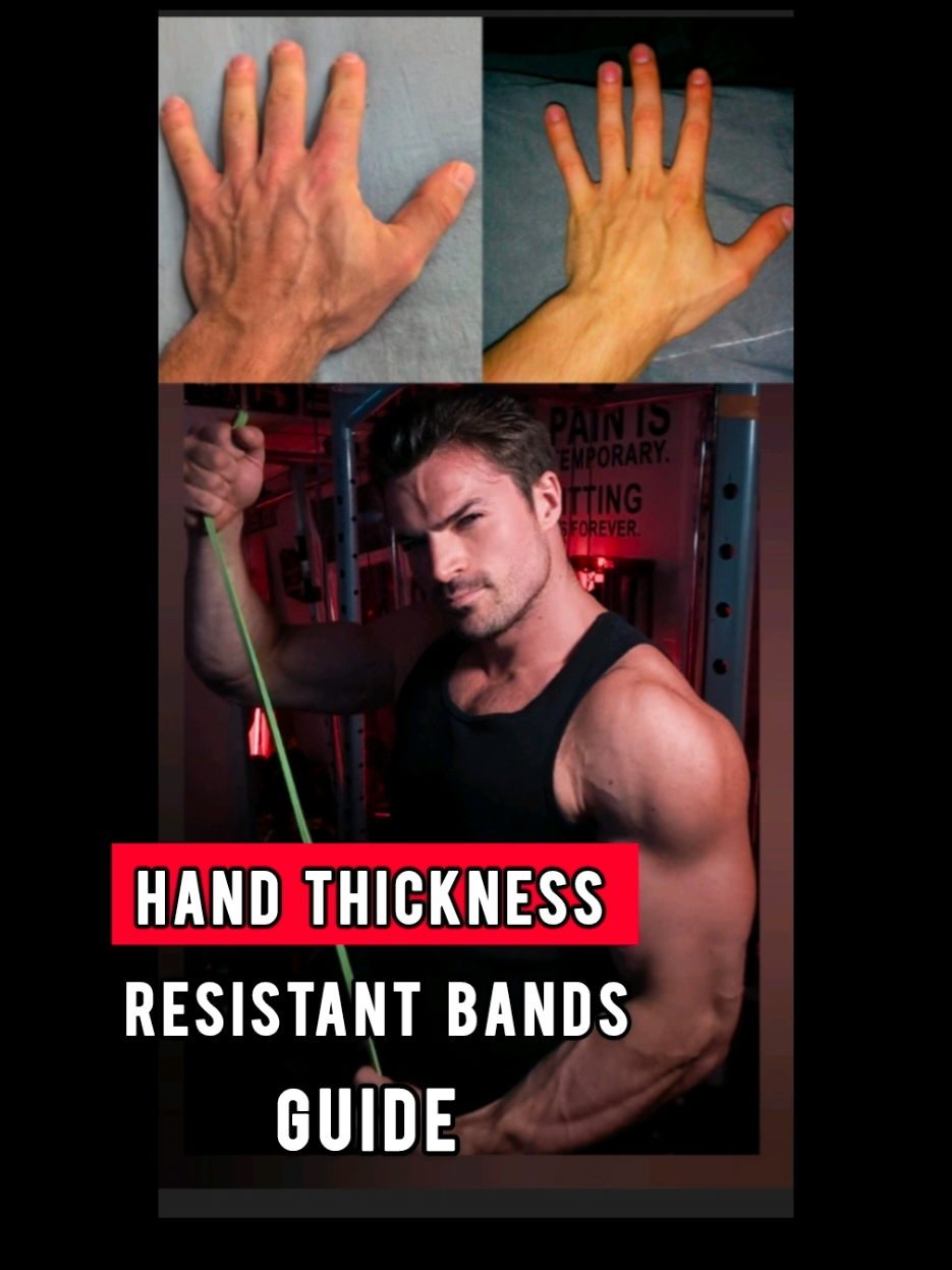 1. finger extension  wrap the band around your hand. loosely.  spread your thumb and Pinky as far apart as possible.  2. thumb abduction  spread your thumb away from your index finger  3. thumb abduction  bring your thumb towards your index finger  4. thumb Palm abduction  bring your thumb towards your pinky side palm  5. kinky Palm adduction  bring your pinky finger towards your thumb side palm.  music: darkness #armday #bodybuilding #armwrestling #grip #forearms 
