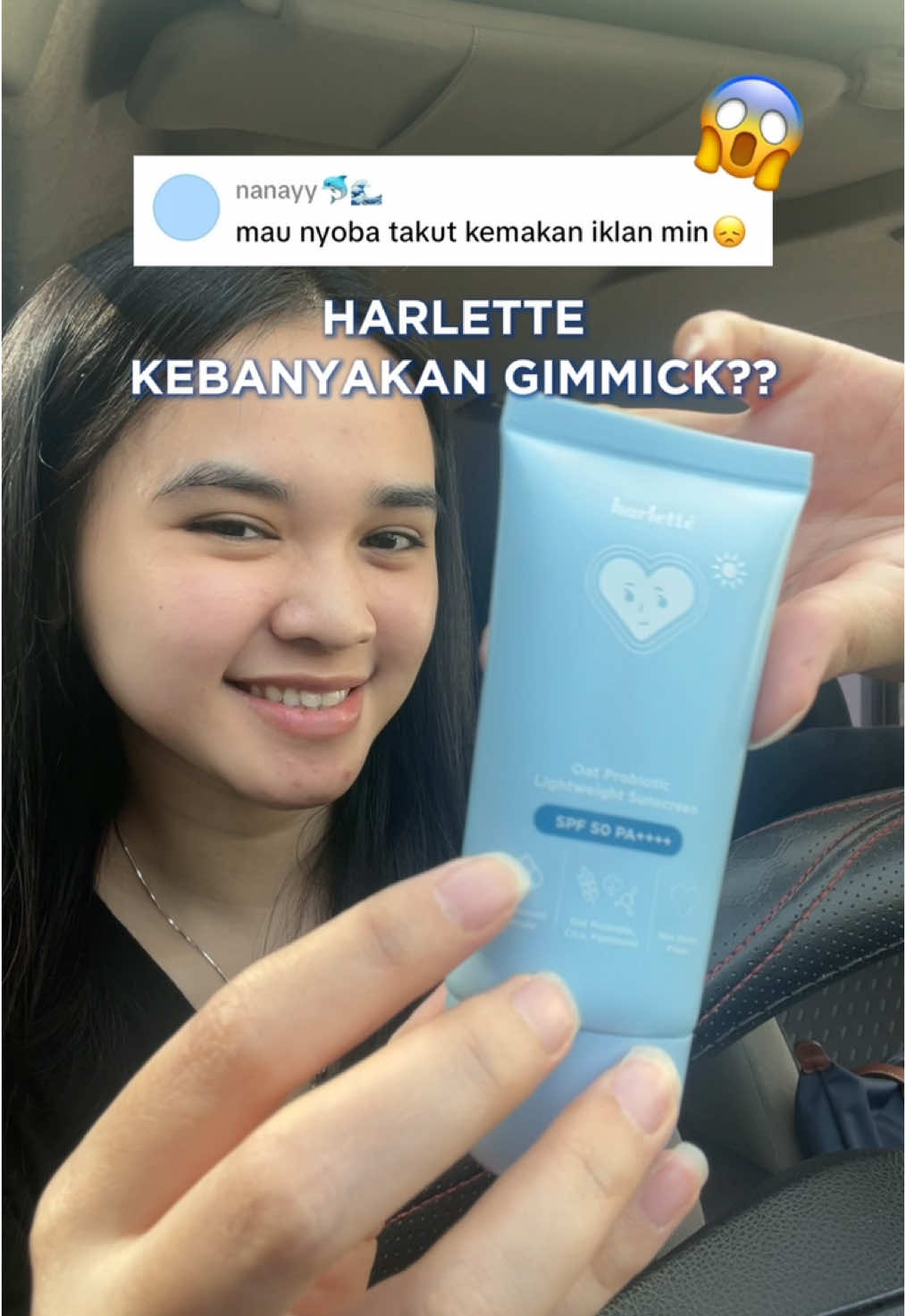 Yang udah coba Sunscreen Harlette, kasih review jujur dong di komen🤩