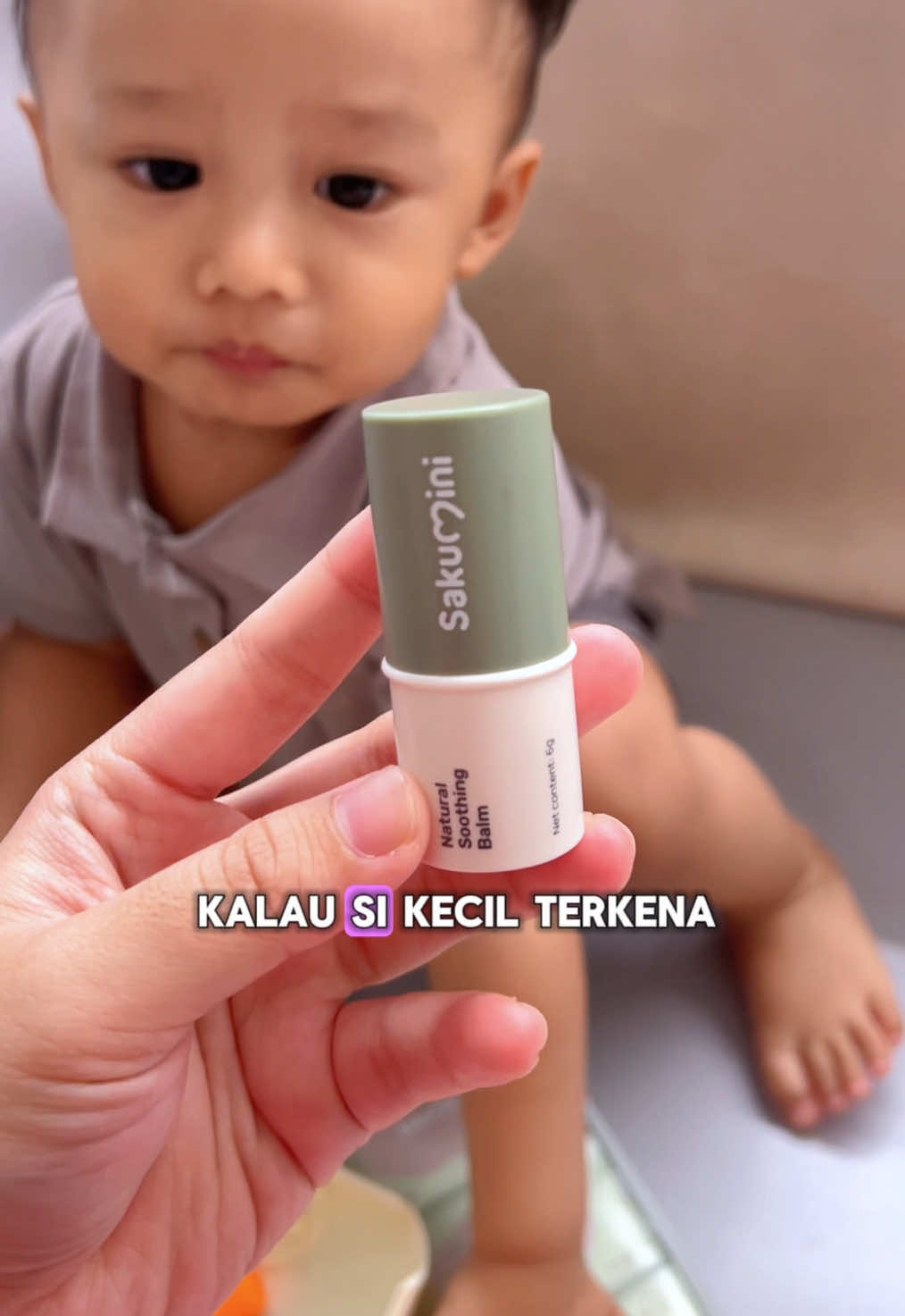 Balm anti iritasi, kulit si kecil jadi aman dan nyaman 😍💓 #sakumini 