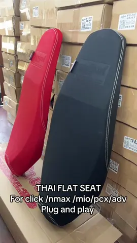 THAI FLAT  SEAT BA HANAP FOR HONDA CLICK V1,V2,V3,V4 QUALITY SA TIBAY AT APAKANGAS TIGNAN (SAND LEATHER LIHA TYPE) AVAILABLE COLOR  🔵BLUE  🔴RED ⚫️BLACK ✅Original ✅Brandnew ✅Thailand Made COD NATIONWIDE VIA TIKTOK PM me Directly📲  📍NORTH CALOOCAN BAGONG SILANG OPEN FOR COD NATIONWIDE #thaiflatseatcolored #ridesafealways 