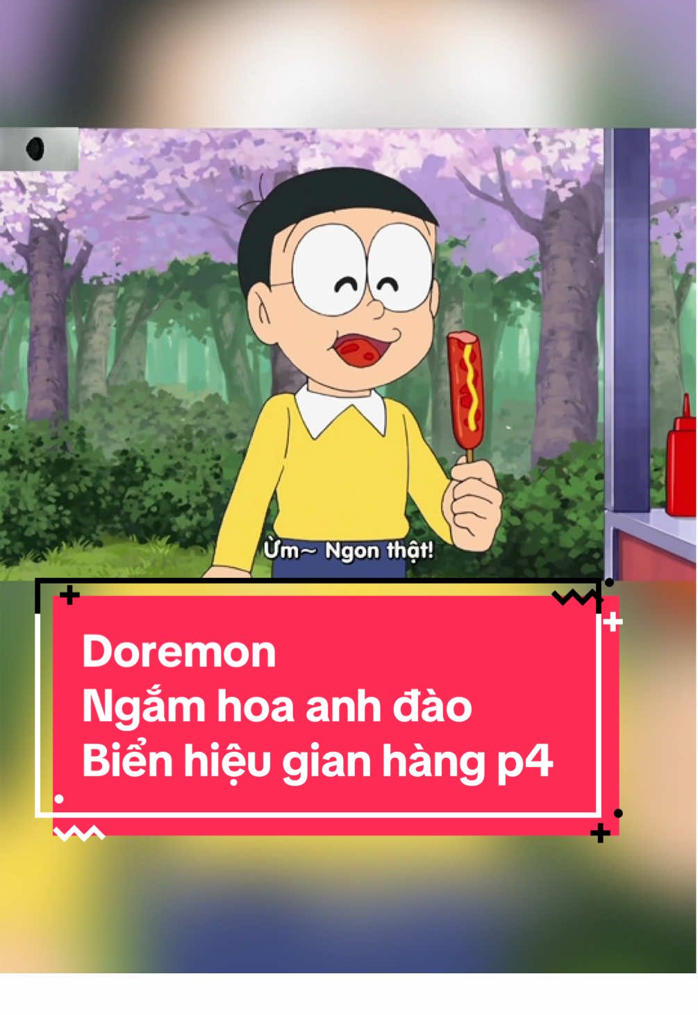 Doremon - ngắm hoa anh đào | biển hiệu gian hàng p4 #anime #hoathinh #doraemon #xuhuong #thonganime 