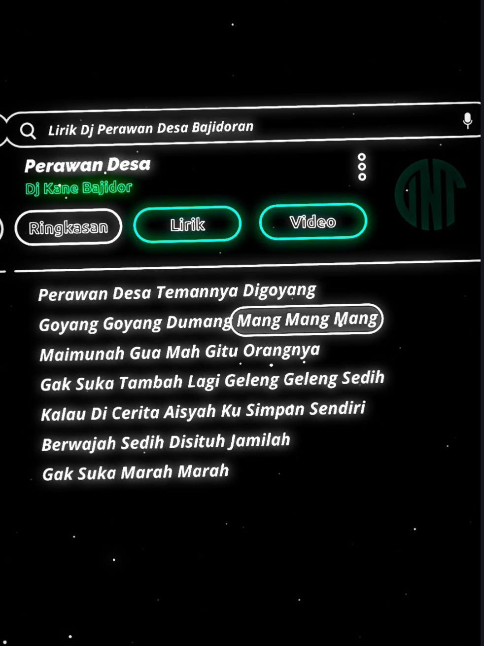 Lirik Google - Dj Perawan Desa Bajidoran #denztiktok #lirikgoogle #djperawandesa #bajidoran 