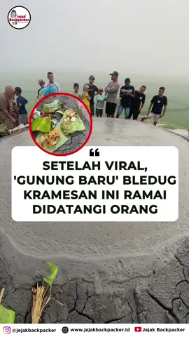 Fenomena alam unik ini dikenal sebagai Bledug Kramesan adalah semburan lumpur atau gas yang muncul dari dalam bumi, terletak di Desa Karanglundo, Grobogan, Jawa Tengah. Setelah gempa Bawean Maret 2024, aktivitas semburannya meningkat drastis. Kini, masyarakat menyebutnya sebagai “gunung baru” karena bentuknya yang menjulang setinggi 25 meter 🎥/ ndong_oi #fenomena #alam #bledug #kramesan #faktamenarik #gunung #lumpur #viral #fyp #foryou #jejakbackpacker #jejakbackpackerindonesia 