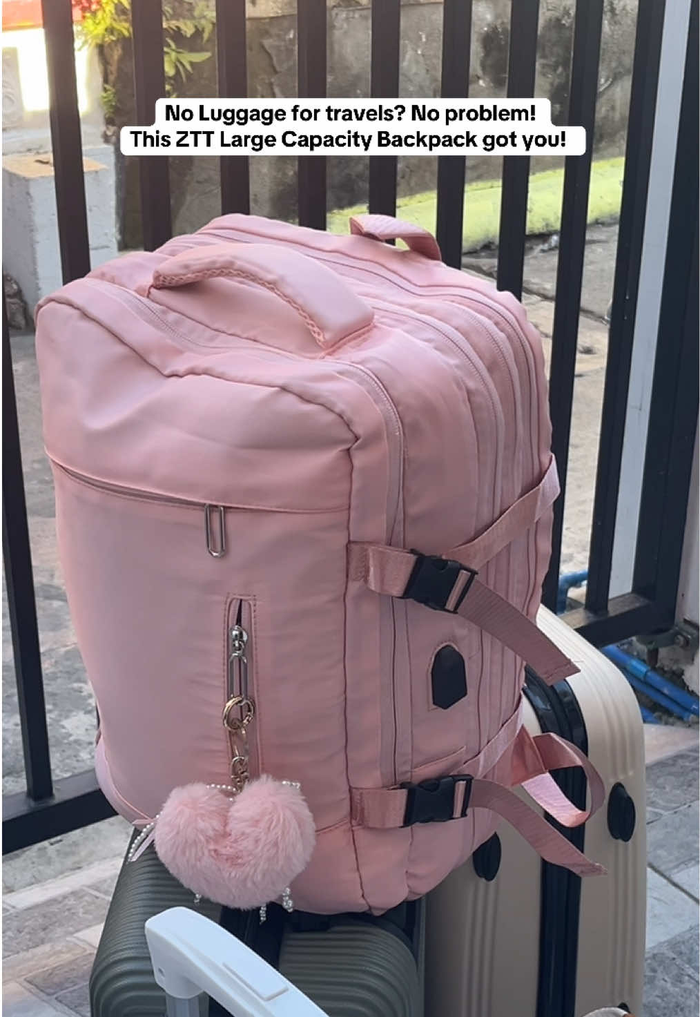 Large Capacity Backpack perfect for travels! #bag #backpack #maletatypebag #largecapacitybag #travelbag #multifunctionalbackpack 