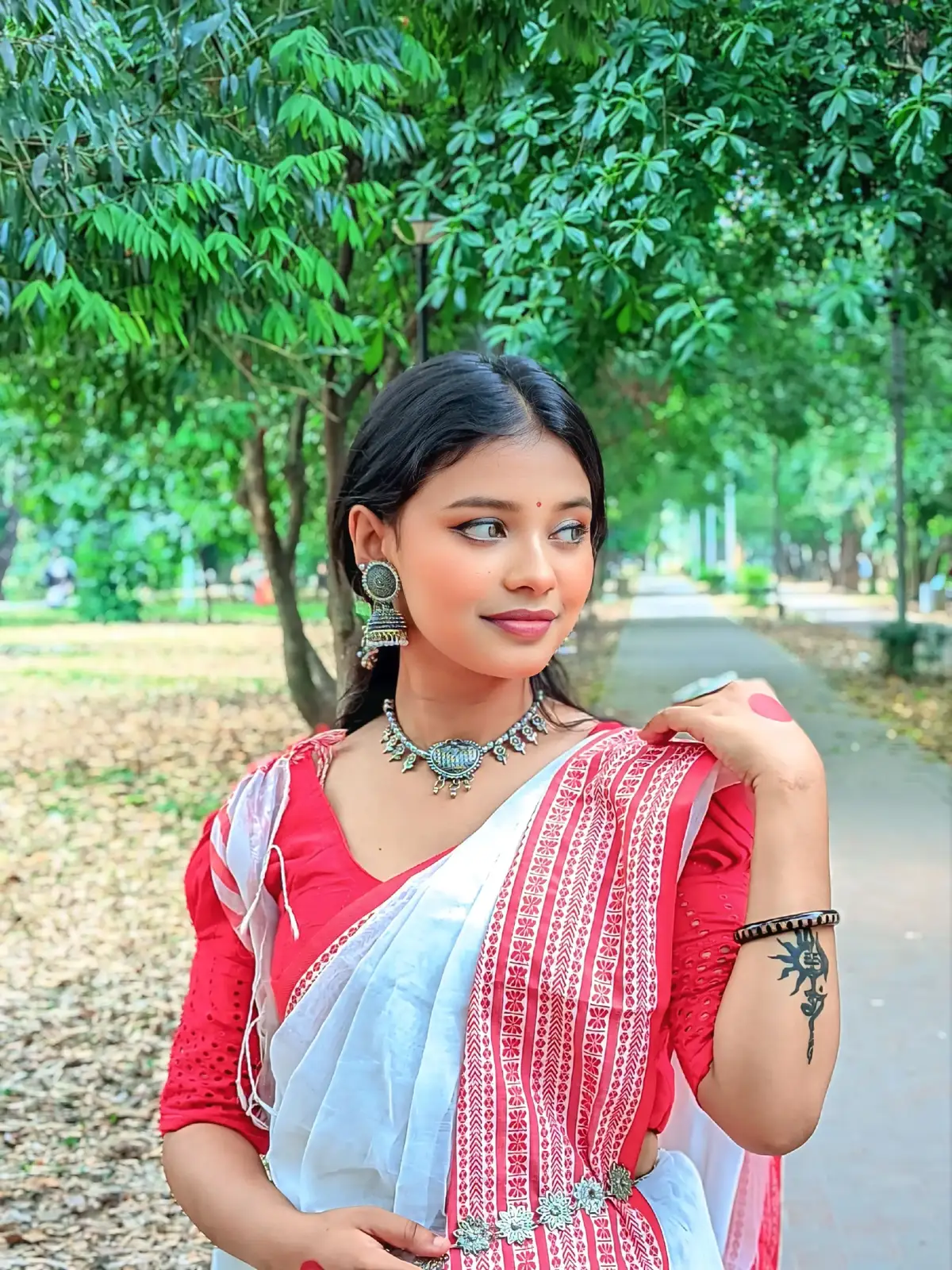 saree from : Oishani's creation 🌸🌸#oishysarkar144 #unfreezemyacount #foryoupagee #foryou #fypシ゚ #fyp @TikTok @TikTokCreators_ID 