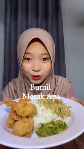Bumil masak ini🤩 Backsound manual karena tetangga lagi hajatan🥰 #whatieatinaday #mukbang 