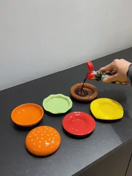 Hamburger-Shaped Mini Plate#cook #cooking #kitchen #bowl #plate