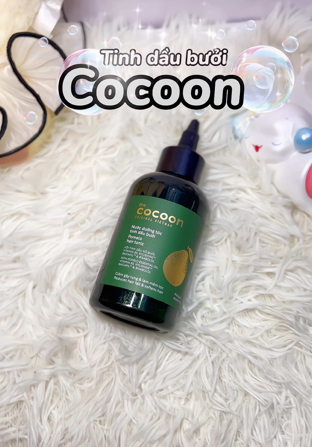 Tinh dầu bưởi kích mọc tóc, giảm gãy rụng hiệu quả 🥰#cocoonvietnam #tocdepmoingay #yfp 